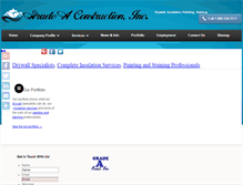 Tablet Screenshot of gradeaconstruction.com